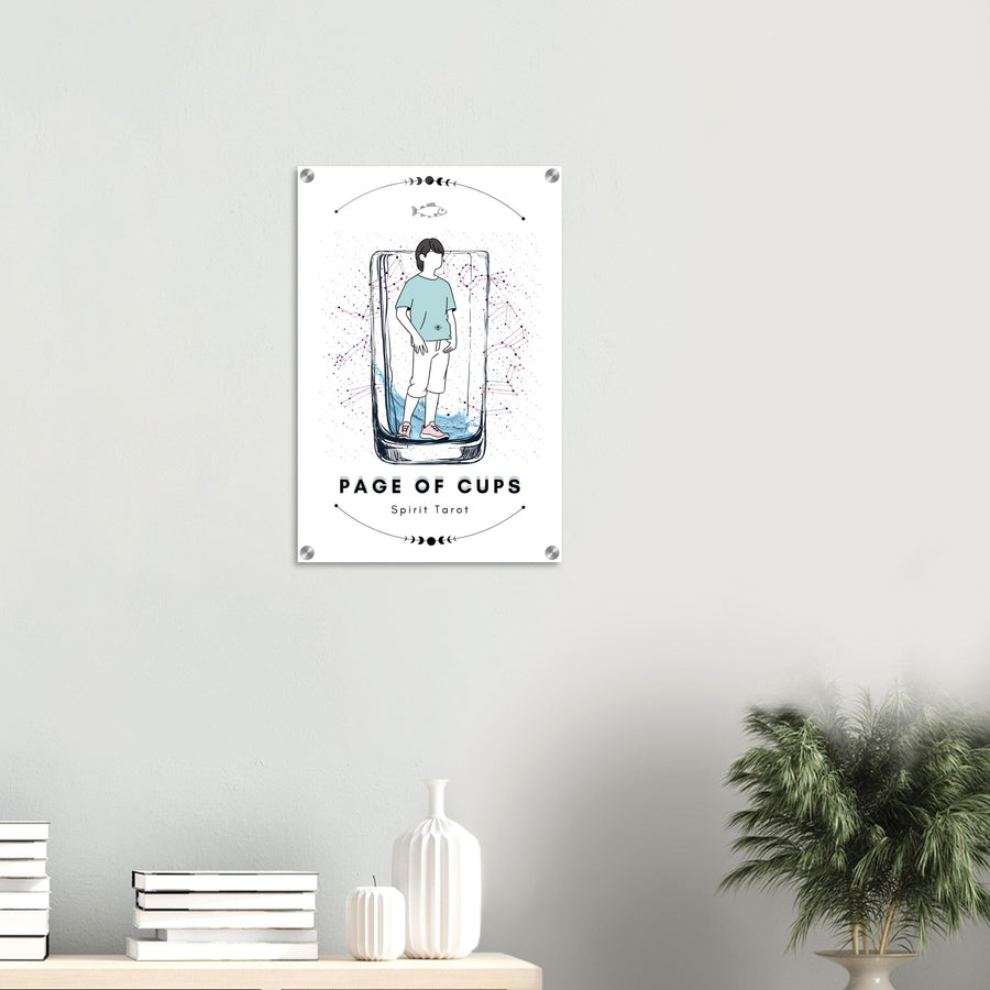 Page Of Cups By Bella - Acrylic Print