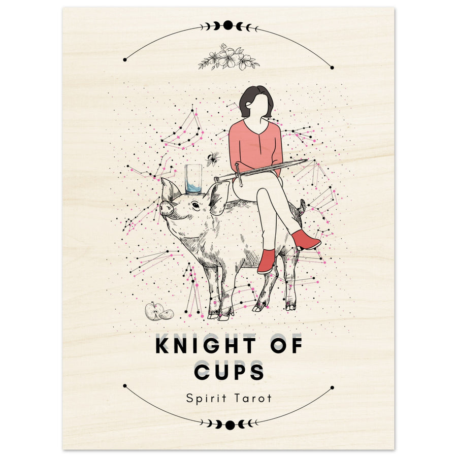 Knight Of Cups By Bella - Wood Prints