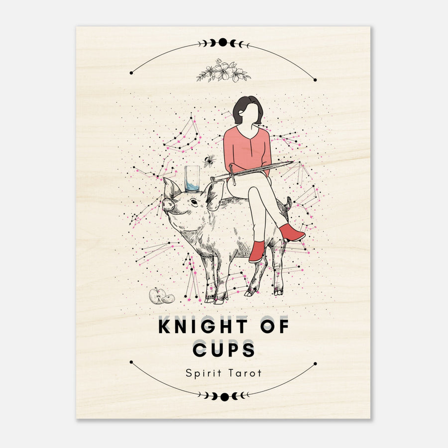 Knight Of Cups By Bella - Wood Prints