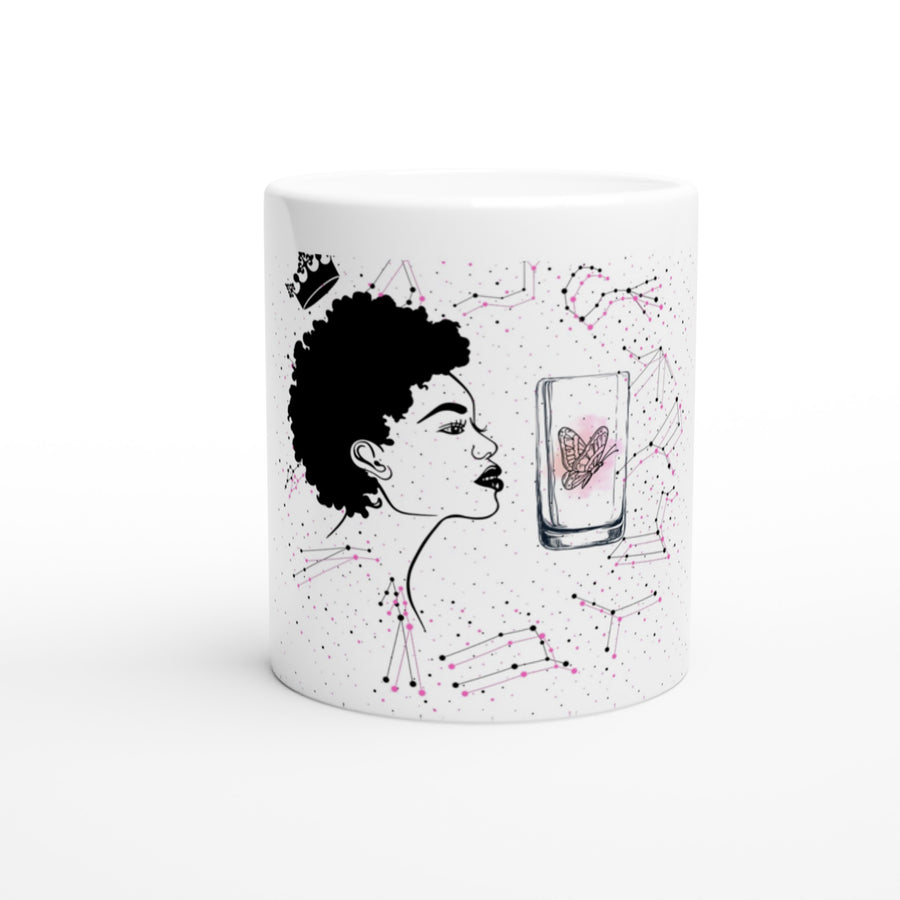 Queen Of Cups White 11oz Ceramic Mug